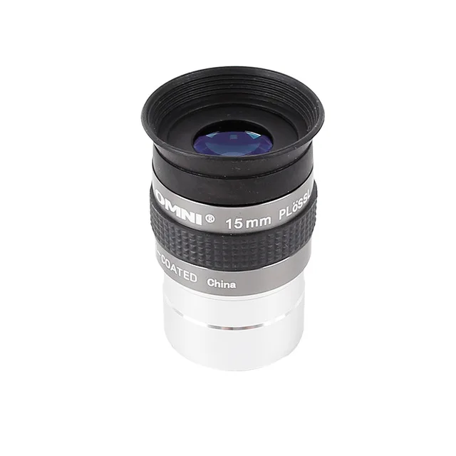 omni 15mm Celestron omni 4 мм 6 мм 9 мм 12 мм 15 мм 32 мм 40 мм и 2x окуляр и линза Барлоу полностью многослойный металлический астрономический телескоп - Цвет: omni 15mm
