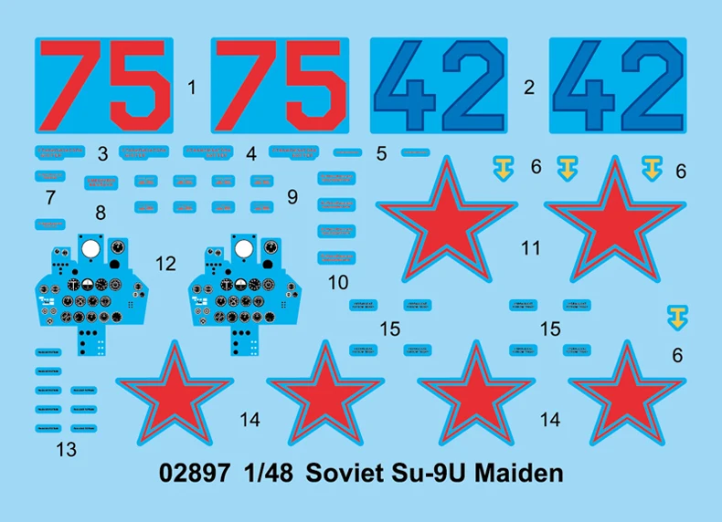 Trumpeter 02897 1/48 1:48 весы Sukhoi Su 9U девичий тренажер летательный аппарат самолет игрушка