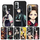 Чехол для Xiaomi Redmi Note 10 Pro, чехол с аниме рассекающим демонов, милые мягкие чехлы для Xiaomi Redmi Note9, 11, 9 Pro, 8, 8T, 7, 10S, 9S, 10Pro