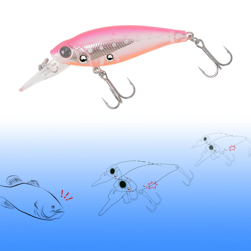 

TSURINOYA Fishing Lure DW65 Floating Minnow Jerkabait Lure Set 8PCS Wobblers Swimbait 5g 65mm Crankbait Kit Hard Bait Combo