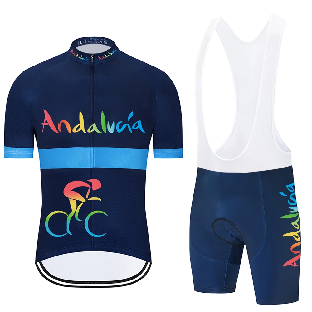 2020 синие андалузские технические комплекты униформа для горного велосипеда