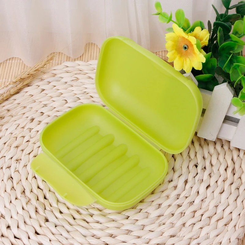 

R58C Portable Travel Soap Dish Box Case Holder Container Home Bathroom Shower Outdoor