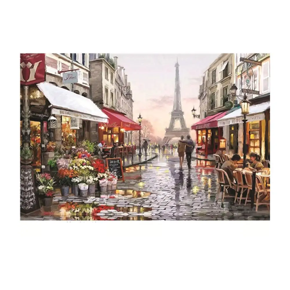 

New 1000pcs/set Colorful Rainbow Round Geometrical Photo Puzzle Adult Kids DIY Educational Reduce Stress Toy Jigsaw Puzzle Paper