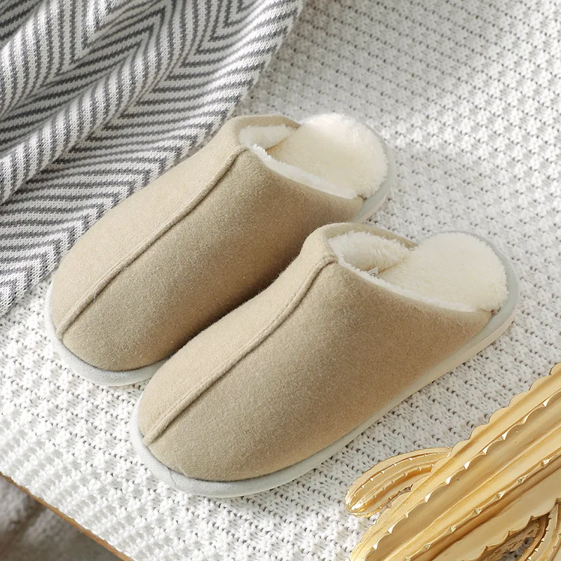 

Comfortable Women Shoes Slippers For Home Winter Christmas Reindeer Female Indoor Women Massage Plush Soft Plus Size