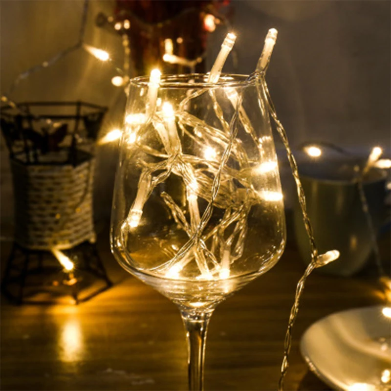 Сказочный светодиодный светильник-Гирлянда для рождественской елки вечерние