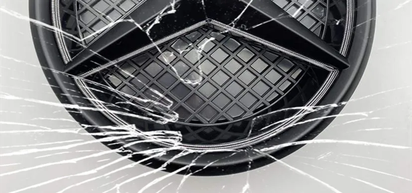 

LED Emblem for Benz 2011-2018, Front Car Grille Badge, Illuminated Logo Hood Star DRL Accessories, White Light - Drive Brighter