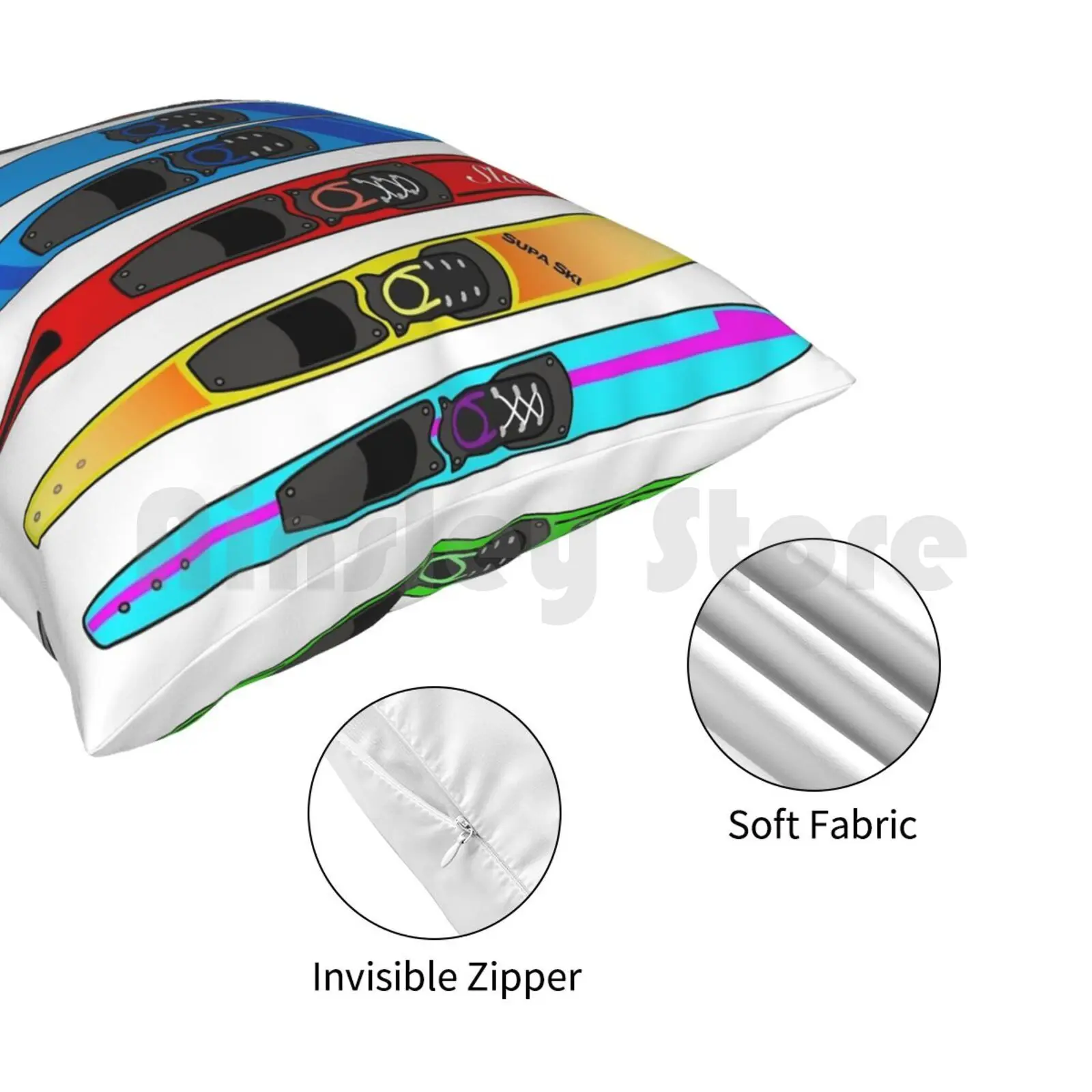 Стеллаж для водных лыж подушка с рисунком чехол домашняя мягкая диванная водные