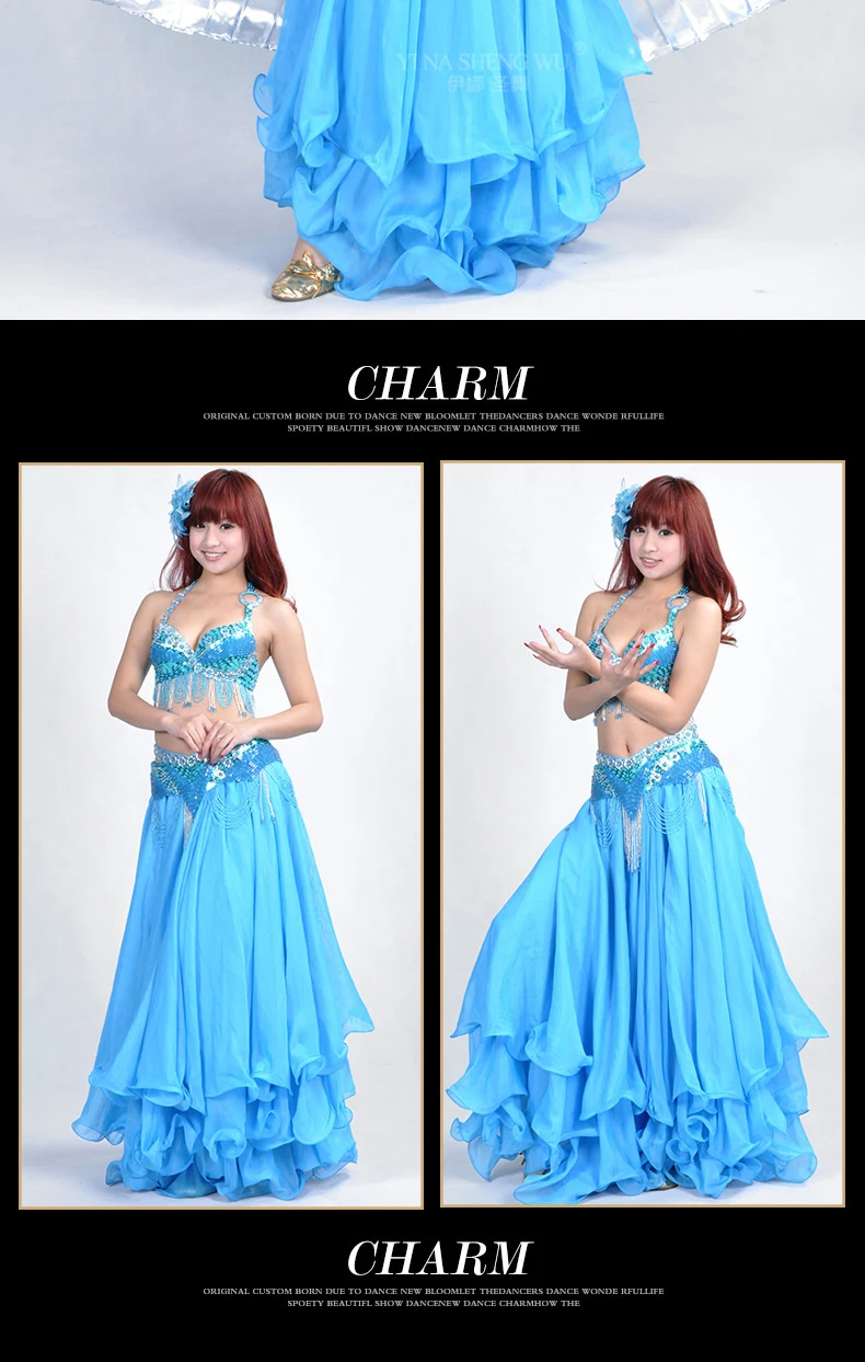 Сексуальный Набор костюма для танца живота для женщин с пайетками из бисера с кисточками бюстгальтер для восточных танцев танца живота сценический костюм