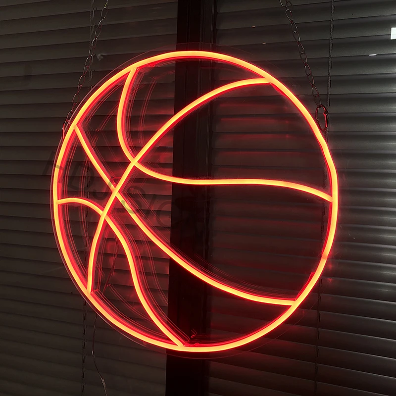Basketball Logo INS Personalized Gift Custom LED neon sign Wall Decor For Bedroom Bar Store Club Display Light | Освещение