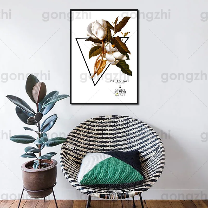 Абстрактная Картина на холсте из чистого хлопка с орхидеей для гостиной спальни