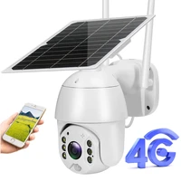 smart 4g sim card lte gsm ip ptz camera 1080p 2mp wifi camera speed dome pan tilt zoom solar camera wireless battery power