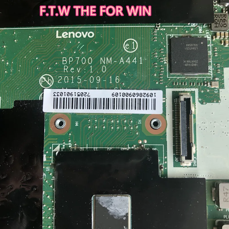 Online FRU: 01AV320 BP700 NM-A441 Für Lenovo ThinkPad P70 Tragbare Basis CPU E3-1505M DDR4 100% Nachlass