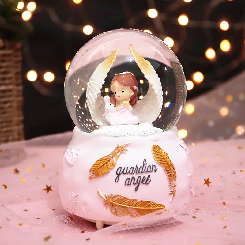 10*15 8 см Снежная подсветка Хрустальные Глобусы стеклянная музыкальная шкатулка