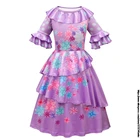 Детское вечернее платье принцессы, фиолетового цвета