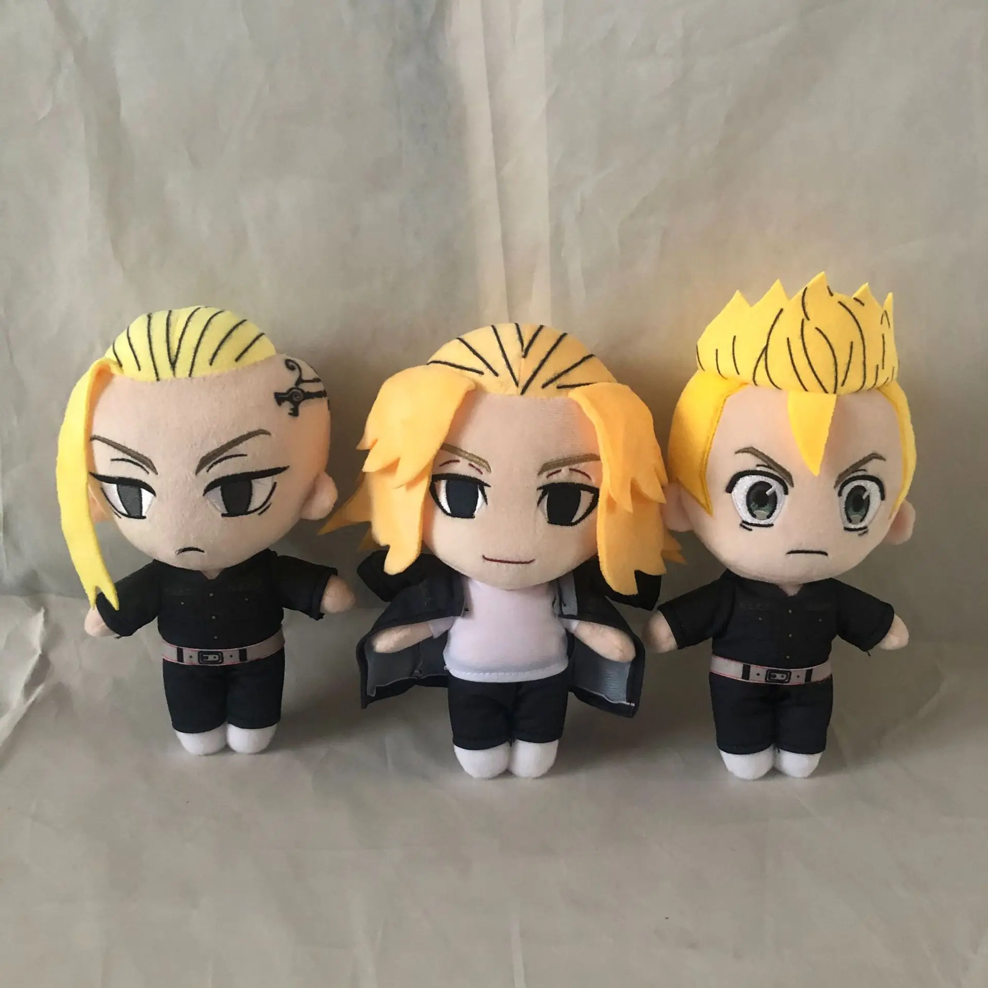 

Tokyo Revengers Plush Toys Doll Cute Manjiro Sano Ken Ryuguji Hanagaki Takemichi Stuffed Toy Nice Gifts Size 20cm Doll Pillow