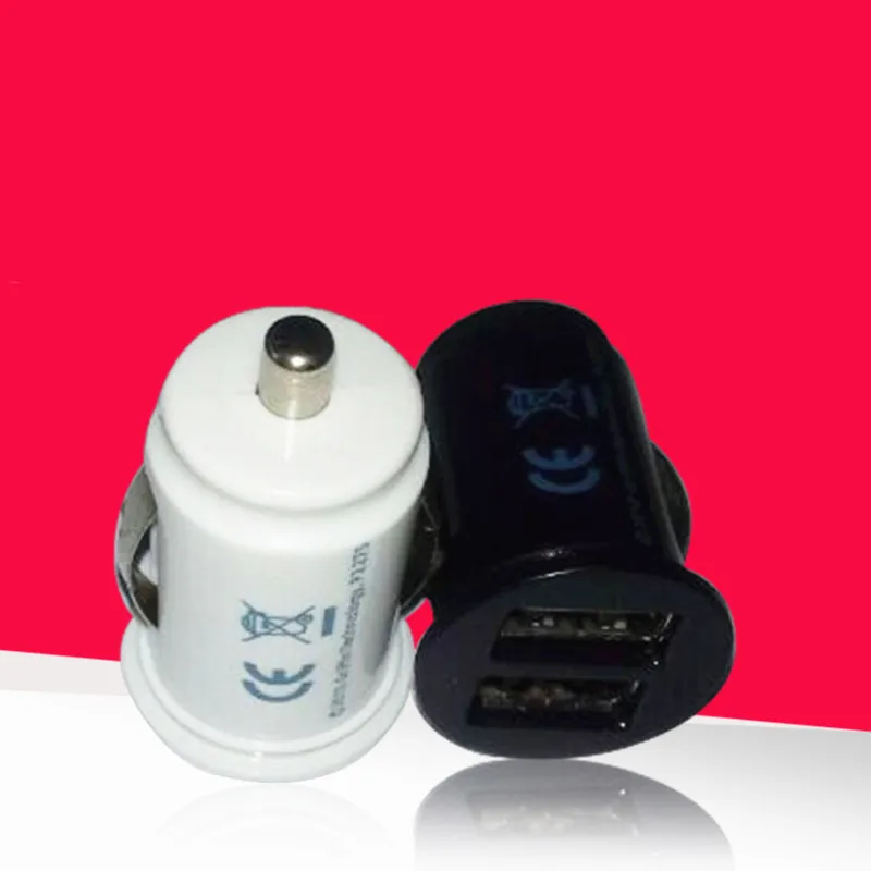 Автомобильное зарядное устройство 2 1 А 5 В два USB порта адаптер для прикуривателя
