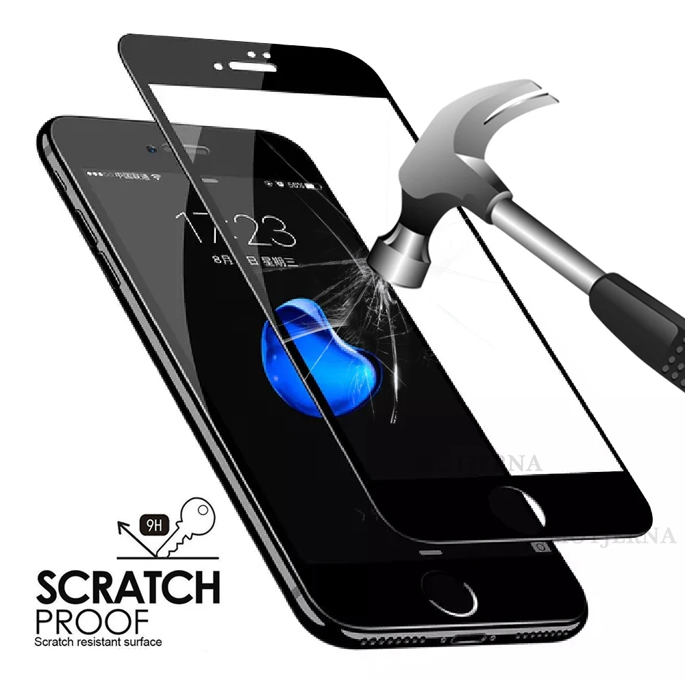 Protective Glass on the For iPhone 6 6s 7 8 plus XR X XS glass full cover 11 Pro Max 20D Screen Protector Tempered | Мобильные