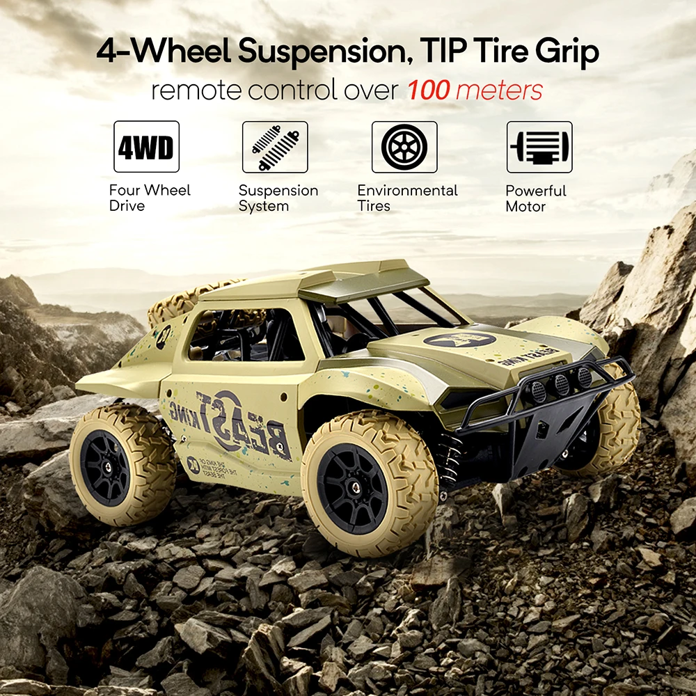 Радиоуправляемый автомобиль 1:18 RTR автомобили с коротким курсом гоночные 4Wd 2 4G