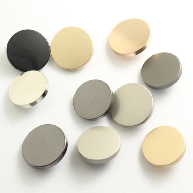 100 шт плоские металлические кнопки высокого качества одежда и аксессуары рубашки