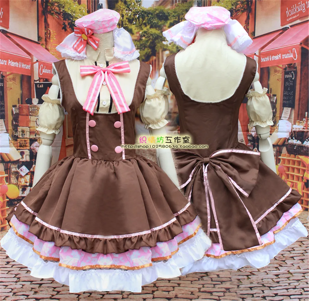 Костюм для косплея Love Live Tojo Nozomi милое конфетное платье Ядзава Нико любимые!