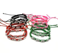 12 pieces five elephant woven bracelet symbol of good lucky and wealth can worn by both men and women can given as a gift