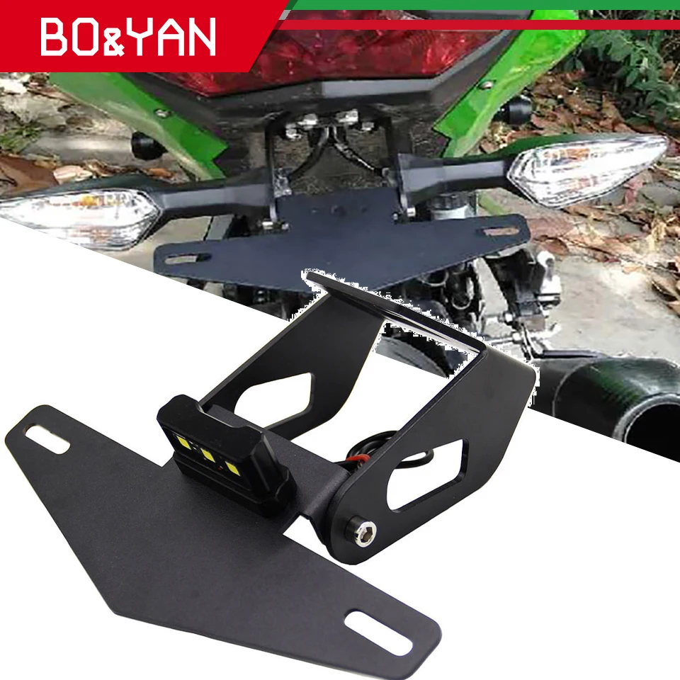 Держатель для номерного знака мотоцикла Kawasaki Ninja 400 Z400 Ninja250 2018 2019 2020|Номерной знак|