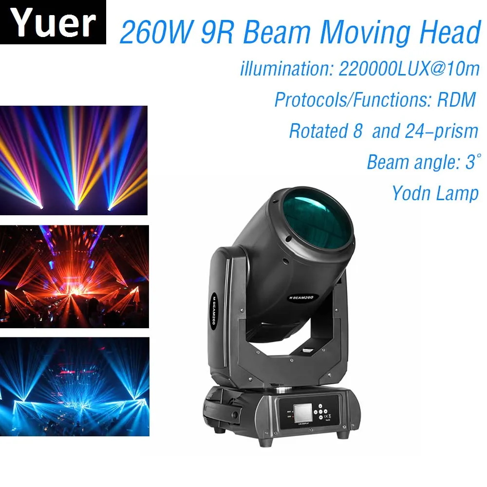 260W 9R Лира Moving головной светильник луч Спот сценическое освещение вечерние для ди