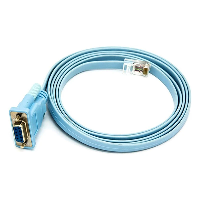 Сетевой кабель RJ45 серийный Rj45 к DB9 и RS232 USB (2 в 1) адаптер Ethernet CAT5 консоли LAN |