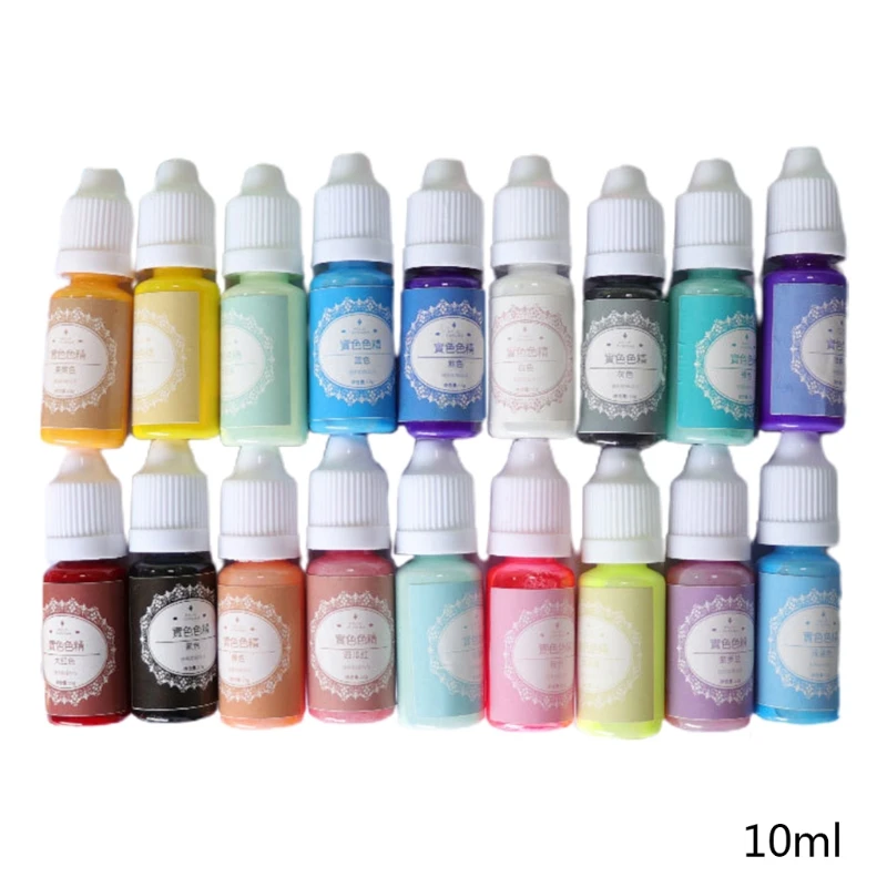 

18 Colors Crystal Epoxy Pigment UV Resin Dye DIY Jewelry Colorant Art Crafts Coloring Drying Color Mixing Liquid
