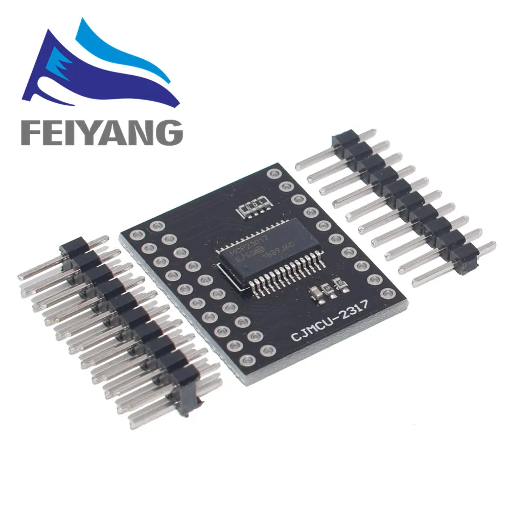 MCP23017 серийный Интерфейс модуль IIC I2C SPI MCP23S17 двунаправленный 16-бит I/O расширитель шпильки 10 МГц беспроводной последовательный Интерфейс модуль