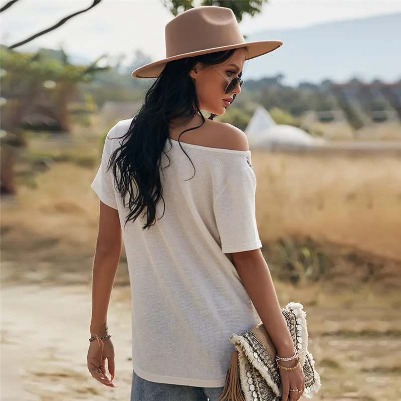 

Spring New Leopard Patchwork Color Top Women 2021 Short Sleeve O Neck Blouses Top Ladies Summer Holiday Style Pullover Tops