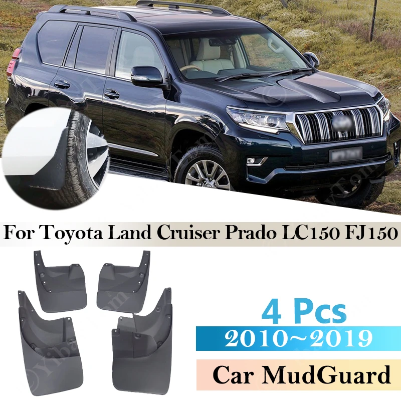 

For Toyota Land Cruiser Prado LC150 FJ150 2010~ 2019 Mudguards Fender Mud Flap Guard Splash Mudguard Car Auto Styline Front Rear