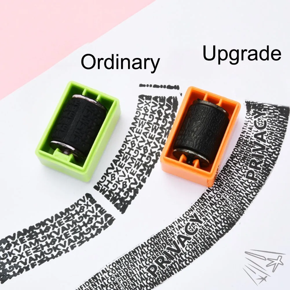 Конфиденциальная печать защита личной безопасности роликовый штамп