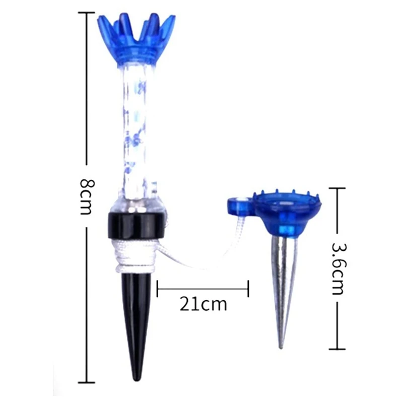 

4 Pcs Golf Tee, 70mm Magnetic Golf Ball Holder Tees Golf Accessories Golf Training Tool for Training (Random color)