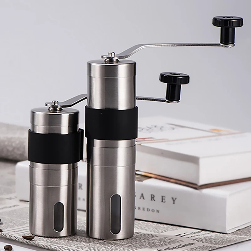Кофемолка ручная коническая для эспрессо миниатюрный измельчитель кофе ручной