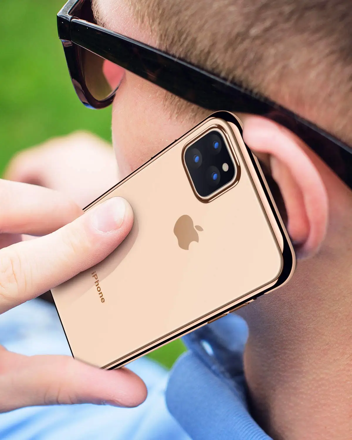 Для iPhone 11 Pro Max 11 Pro Чехол, ультра тонкий прозрачный мягкий Премиум гибкий хромированный бампер прозрачный ТПУ задняя крышка