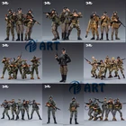 Фигурка JOYTOY 118, немецкий офицер WWII Wehrnacht, коллекционная игрушка, военная модель, подарок на Рождество