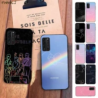 fhnblj love yourself flower kpop phone case cover hull for huawei honor 8 x 9 10 20 v 30 pro 10 20 lite view 7a 9lite play case
