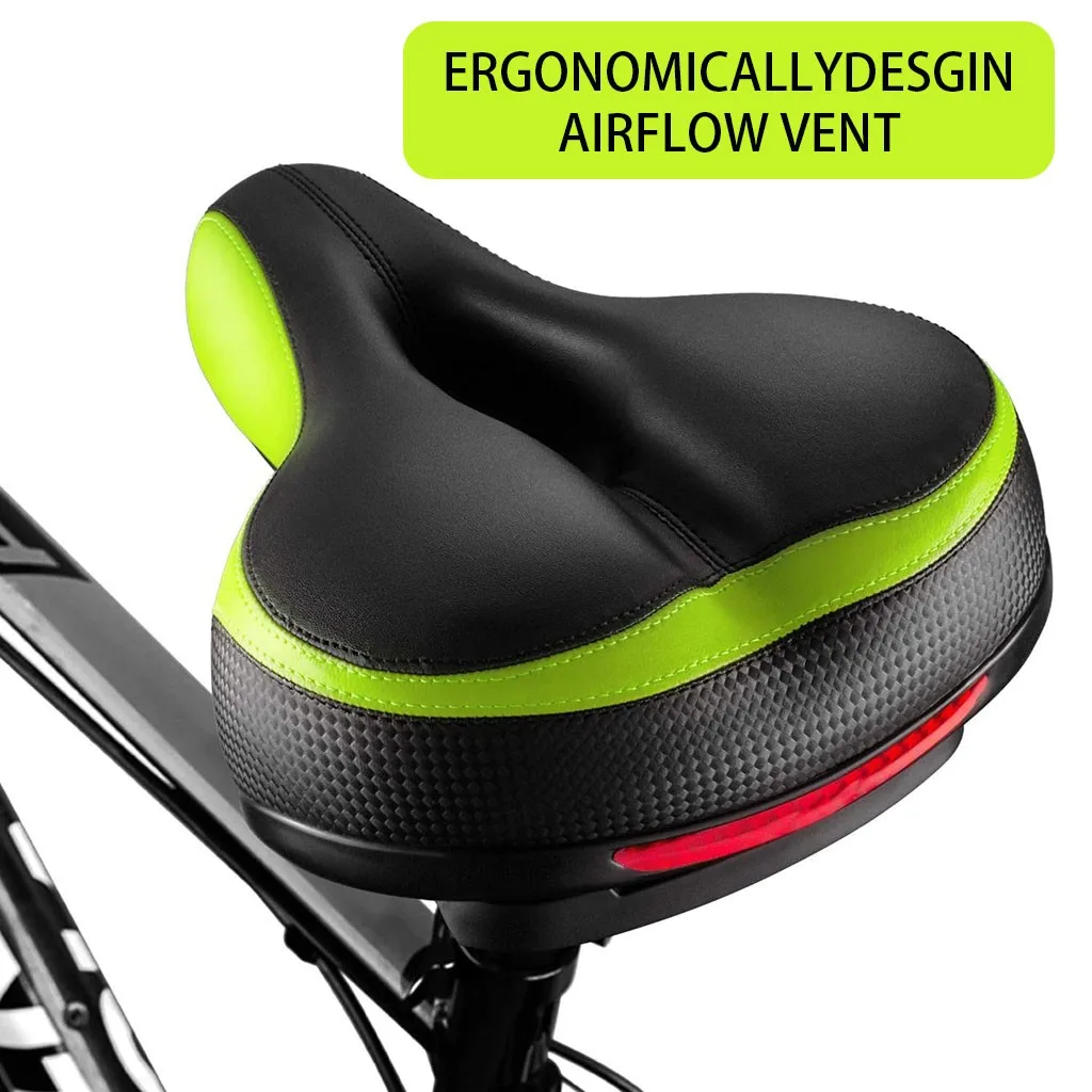 Велосипедное седло большое сиденье для велосипеда широкая удобная подушка
