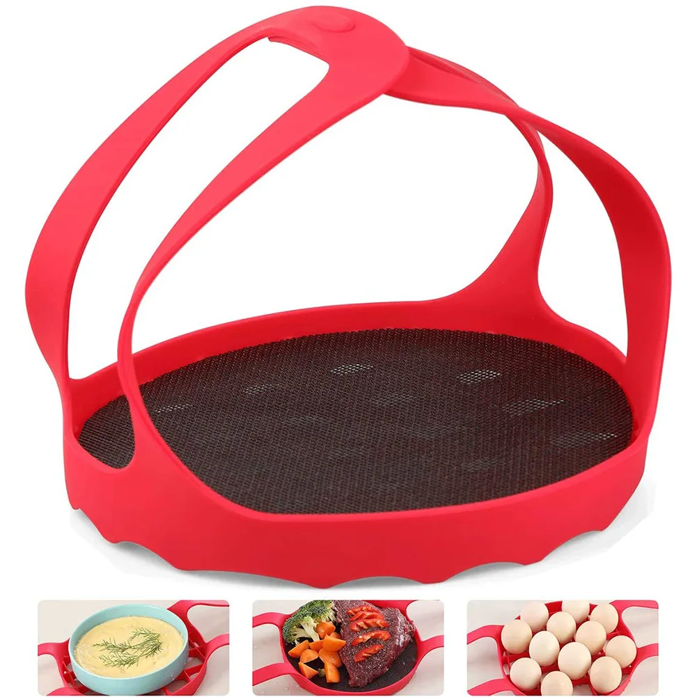 

Силиконовая подставка для варки под давлением, силиконовая подставка для скороварки, отпариватель для пищевых продуктов, подъемник для яиц