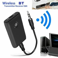 2 in 1 wireless bt audio adapter 3 5mm jack bt 5 0 transmitter and receiver support aux inout for tv car home stereo system%e2%80%8b%e2%80%8b