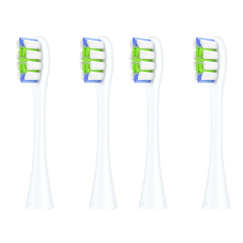 2PCS White Xiaomi Oclean X/One 2 шт сменные насадки для автоматической электрической звуковой зубной щетки Глубокая чистка зубные насадки - Цвет: 2PCS White