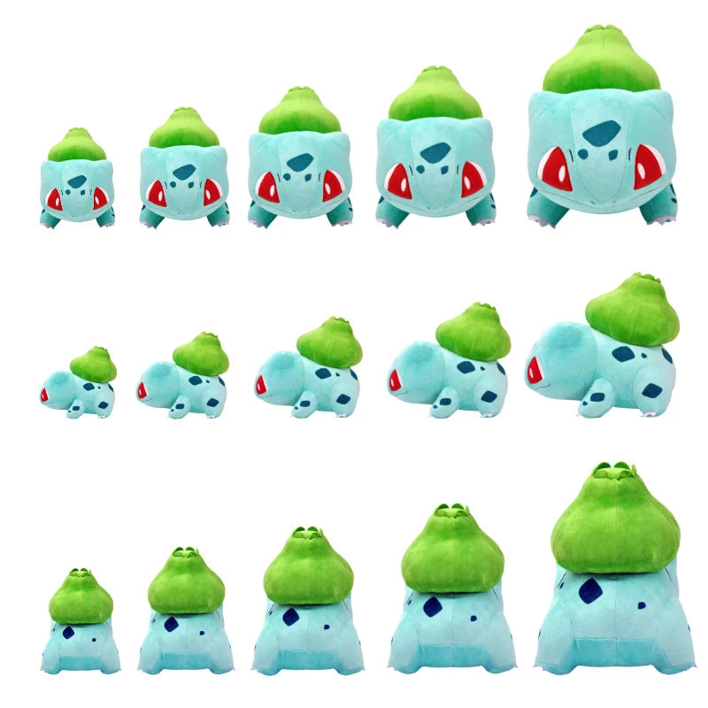 Cute Bulbasaur Pikachued Squirtle Kawaii Plush Doll Pokemoned Dragon Dinosaur Stuffed Toy Present Birthday Christmas Gift | Игрушки и