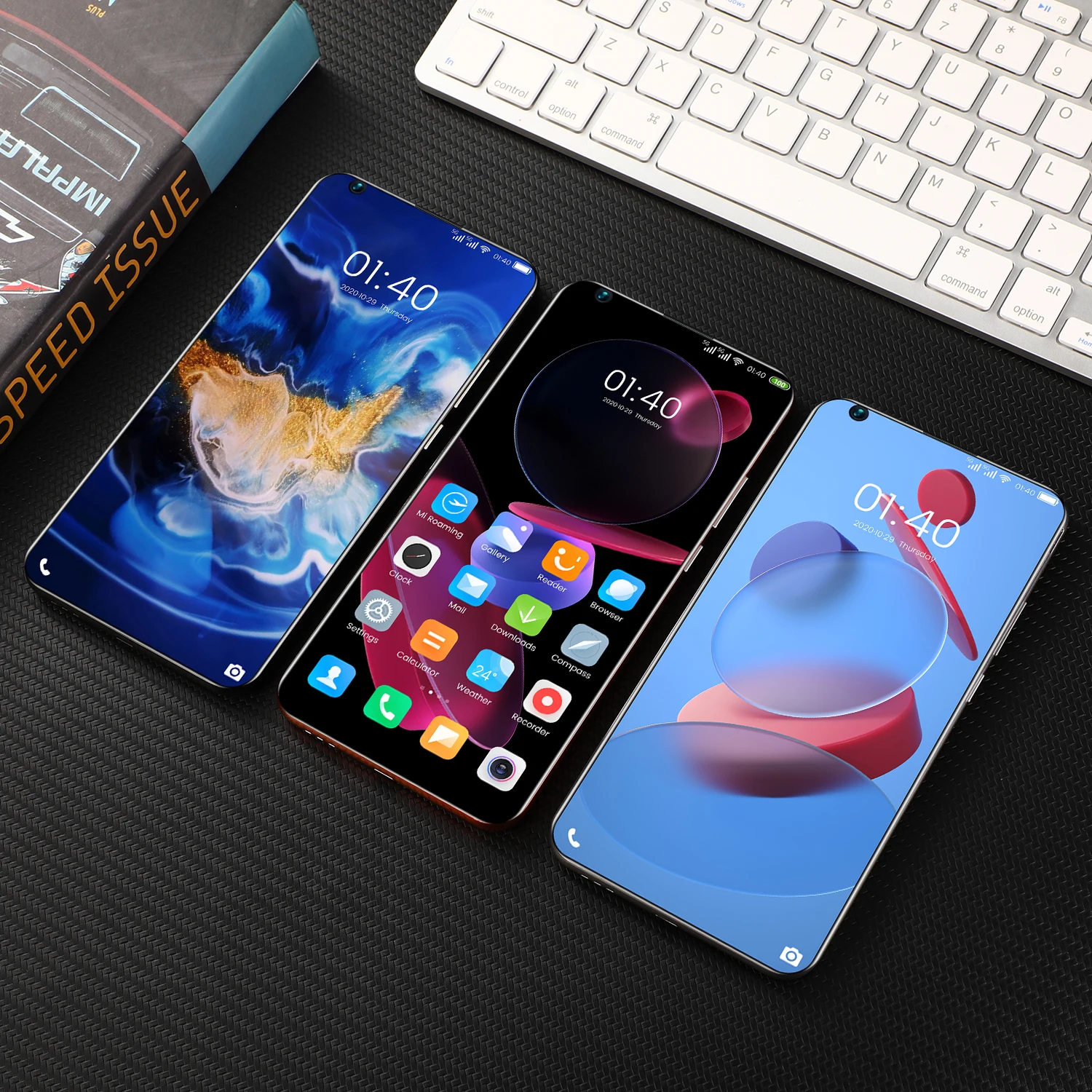 

M10 Ultra 7.2 Inch Snapdragon 865 Smartphone 48MP Rear Quad Camera Selfie 12GB+512GB Android 10.0 Phone