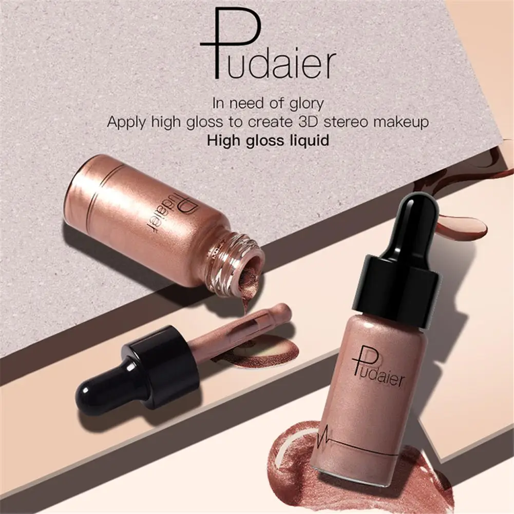 

Face And Lips Liquid Highlighter Makeup Cream Liquid Foundation​ Uniform Skin Color Moisture Replenishment New 12 Colors