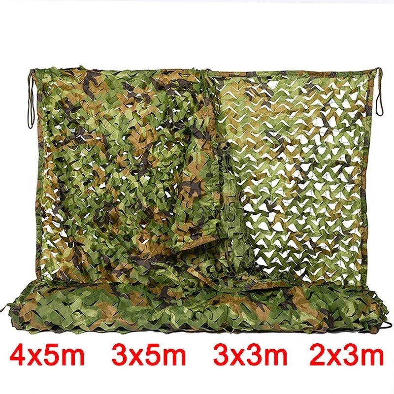 

4x5m 2x3m Military Camouflage Net Camo Netting Army Nets Shade Mesh Hunting Garden Car Outdoor Camping Sun Shelter Tent