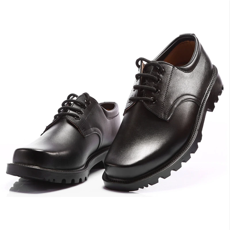 Safety Steel Toe Shoes Men Leather Dress Black for Work Boots New Waterproof Anti-smash Ankle | Обувь