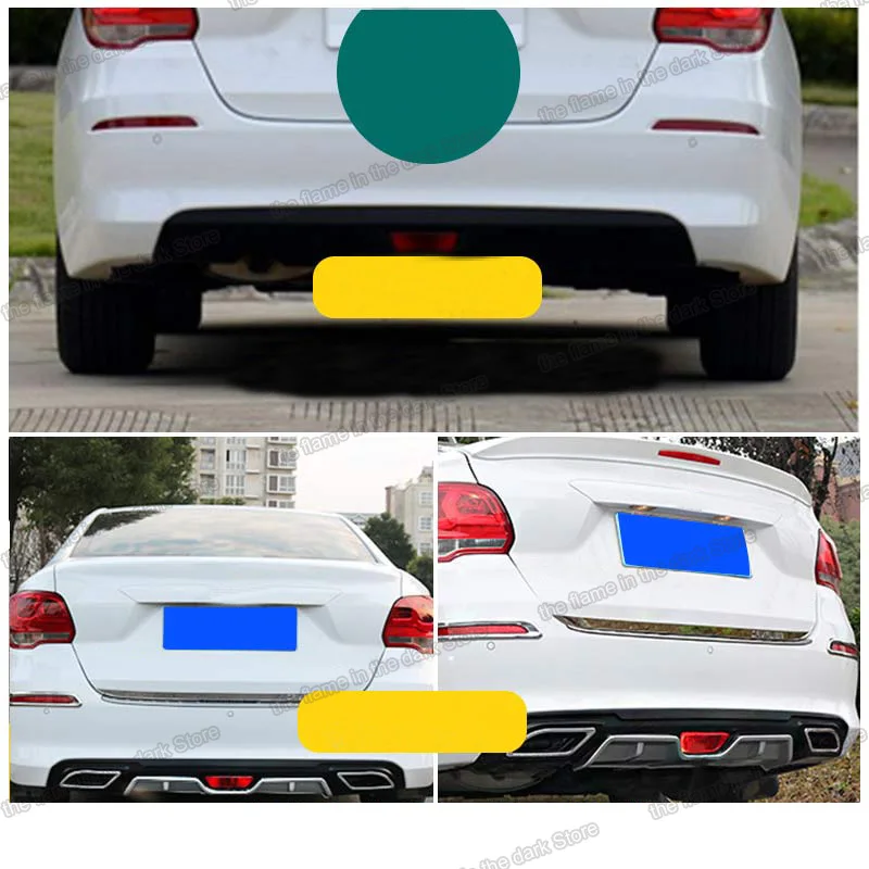 Автомобильный задний бампер Lsrtw2017 из АБС-пластика спойлер полоса для Chevrolet