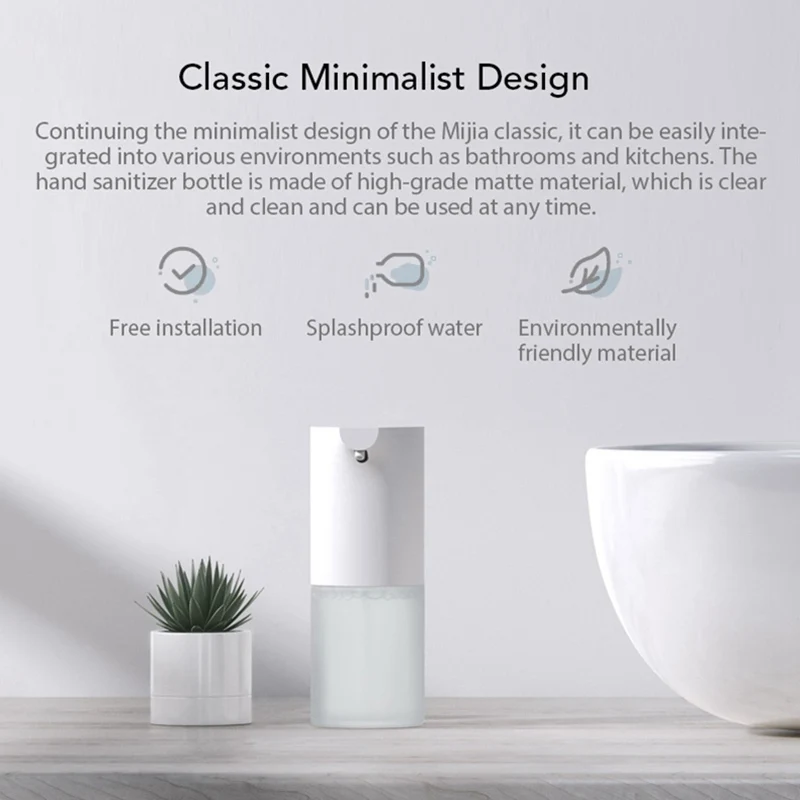 Xiaomi Automatic Induction Foaming Hand Washer 0.25s Infrared Sensor Soap Dispenser Washing Machine With For Home Supply | Электроника