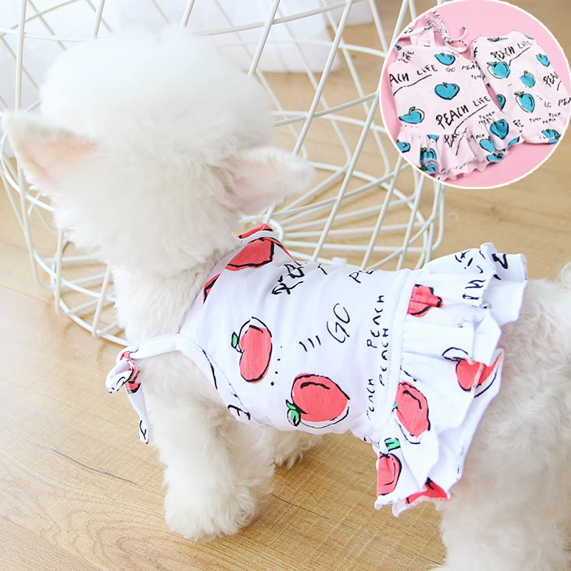 Костюм для пары собак платья домашних животных футболка одежда жилет жилеты